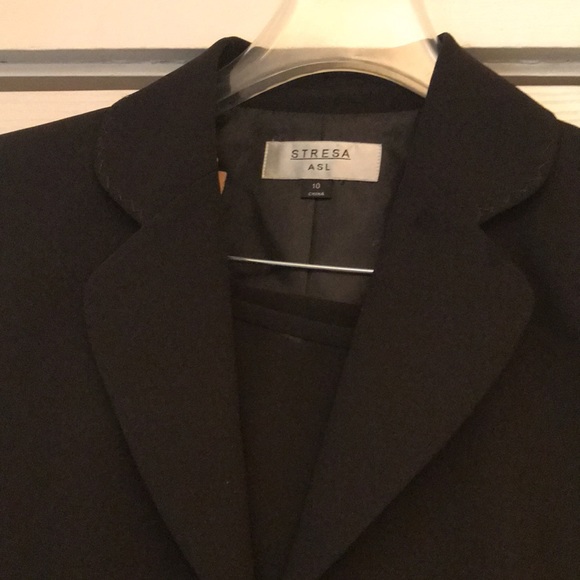 Stresa ASL ladies black skirt suit size 10 - Picture 4 of 14